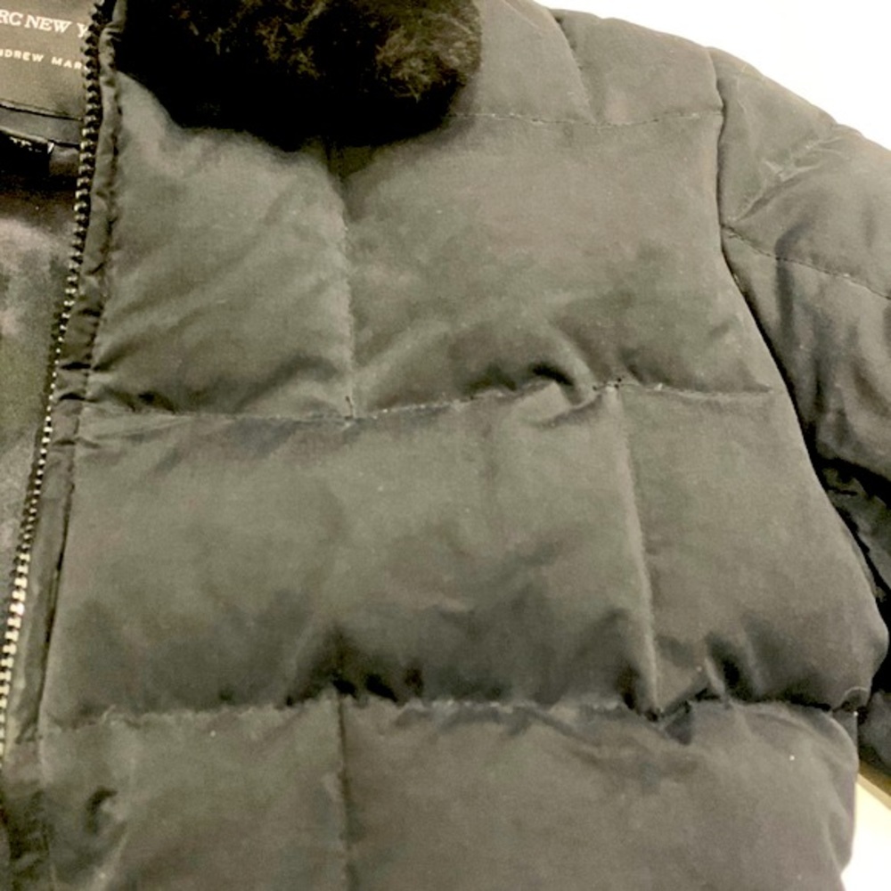 VTG 90’ Andrew Marc Super Warm Down Puffer /Detachable Faux Fur Collar - Picture 14 of 17